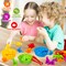 Counting Dinosaur Toys Matching Color Sorting Stacking Games with Bowls Preschool Learning Activities for Educational Sensory Montessori STEM Toy Sets Gift for Toddlers Kids Boys Girls Aged 3+